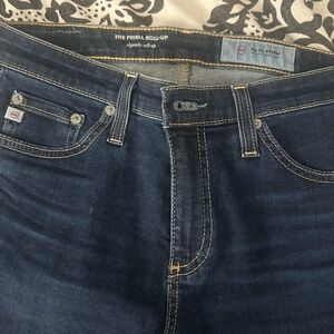 Ag Adriano Goldschmied The Prima Roll-Up Men's Jeans - Deep Indigo